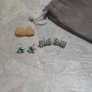 Coquette Girl 3 Stud Earring Set